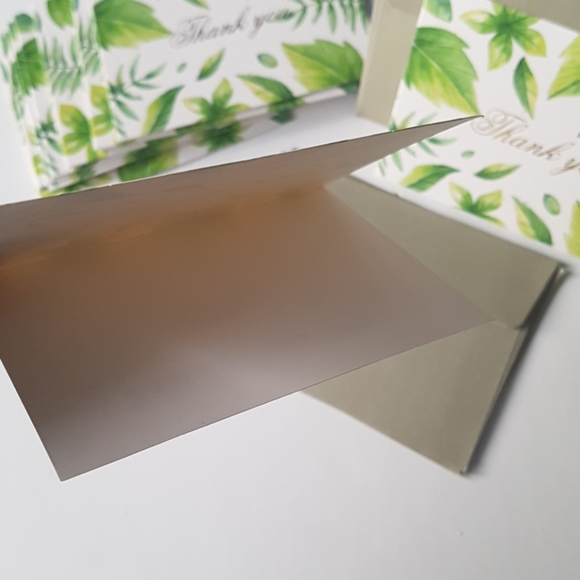 24 pcs Leaves Thank You Cards 2.75x3.75" in - Picture 4 of 12